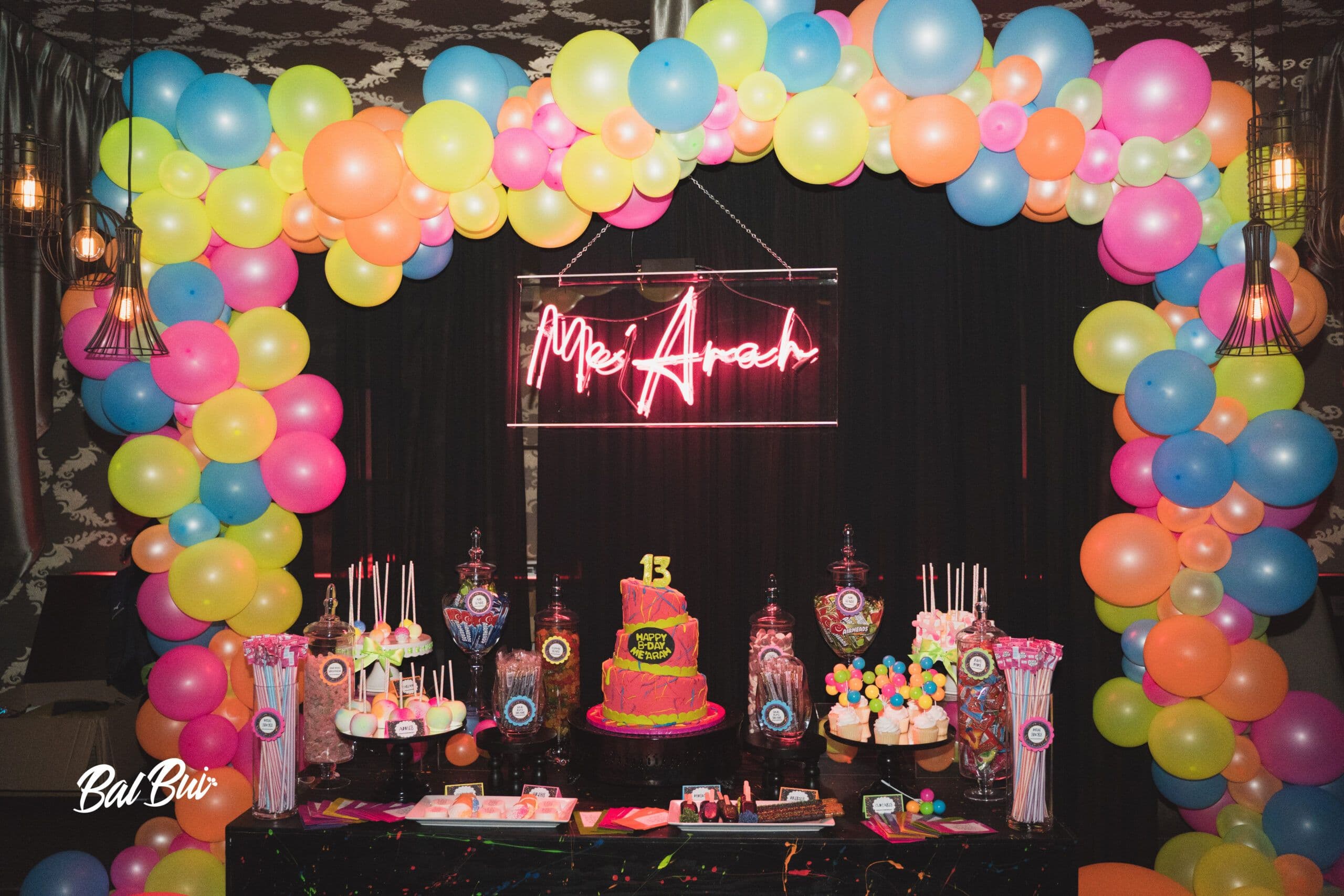 Me’Arah O’Neal’s Neon Night 13th Birthday Party